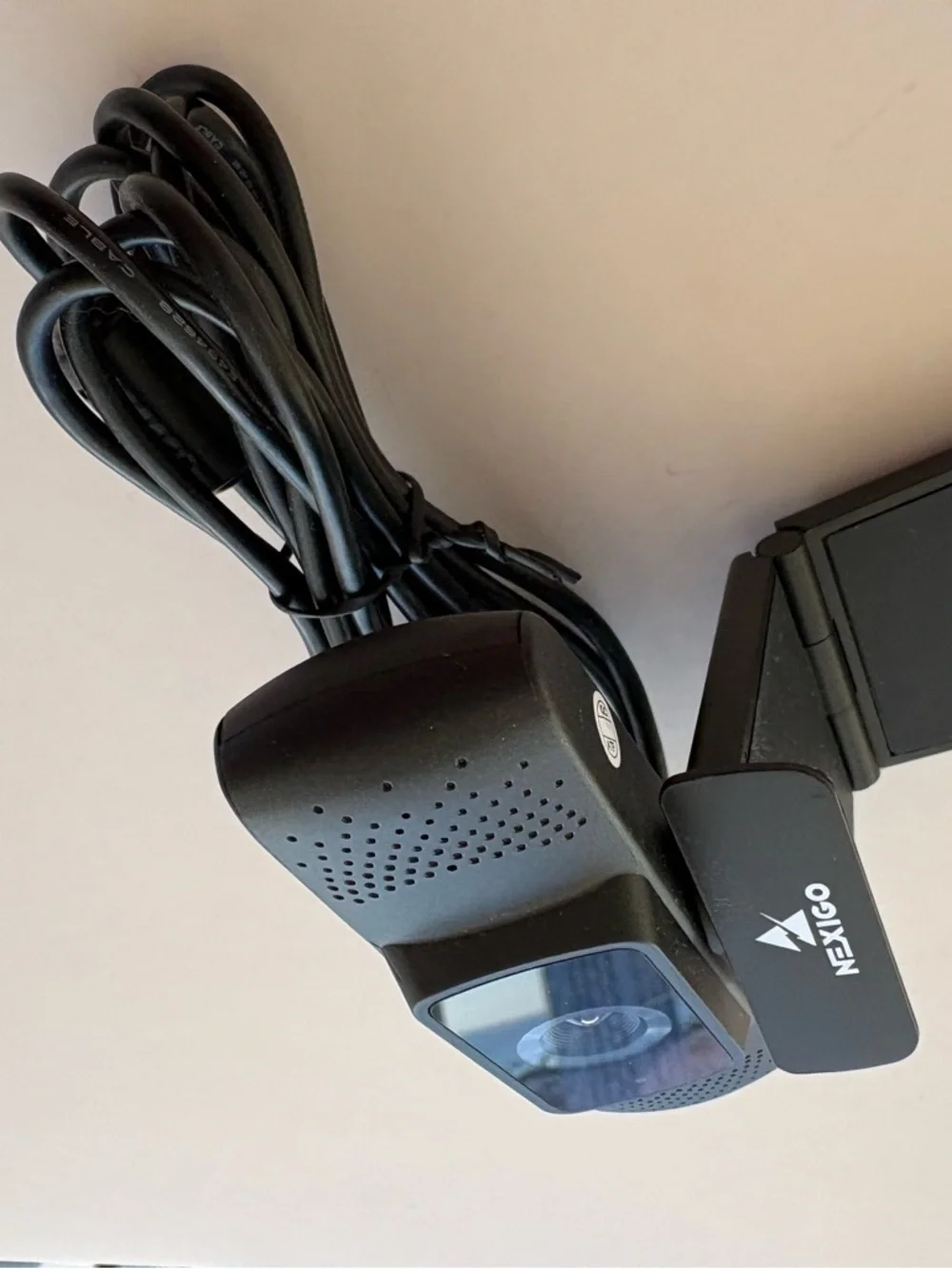Black Nexigo USB Webcam with Built-In Microphone